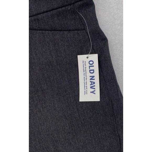 Old Navy Pants Womens 6 High Rise Pixie Flare Gray Dress Career Pants Stretch - Picture 5 of 12